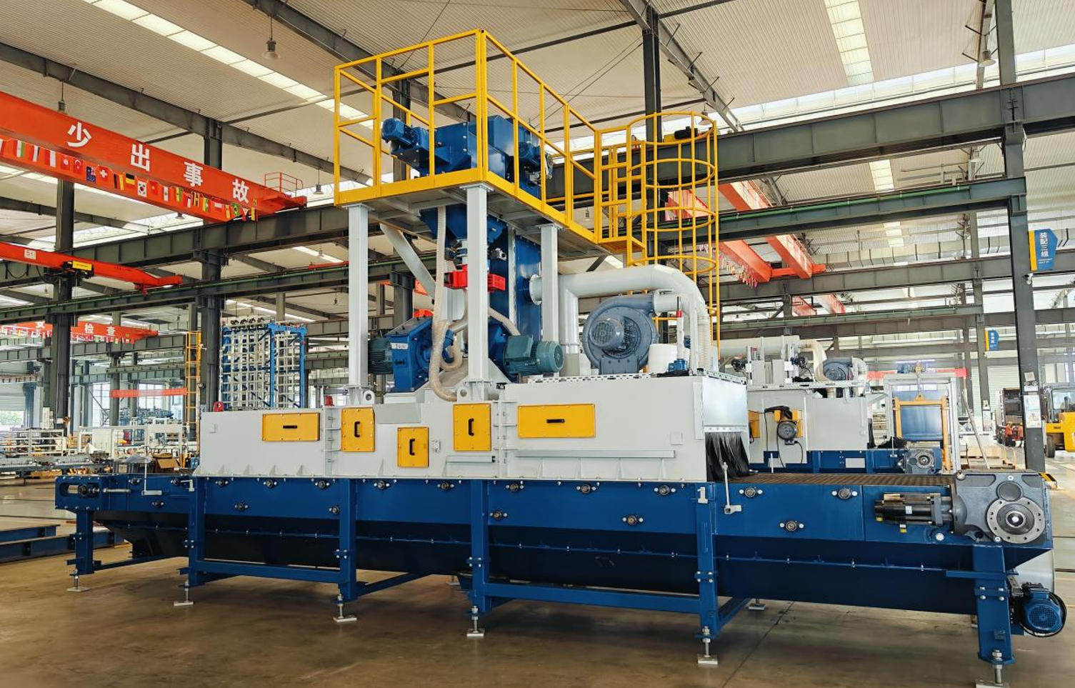 Quangongs sekundære behandlingsudstyr gennemgår en omfattende opgradering for at styrke standardblokproduktion